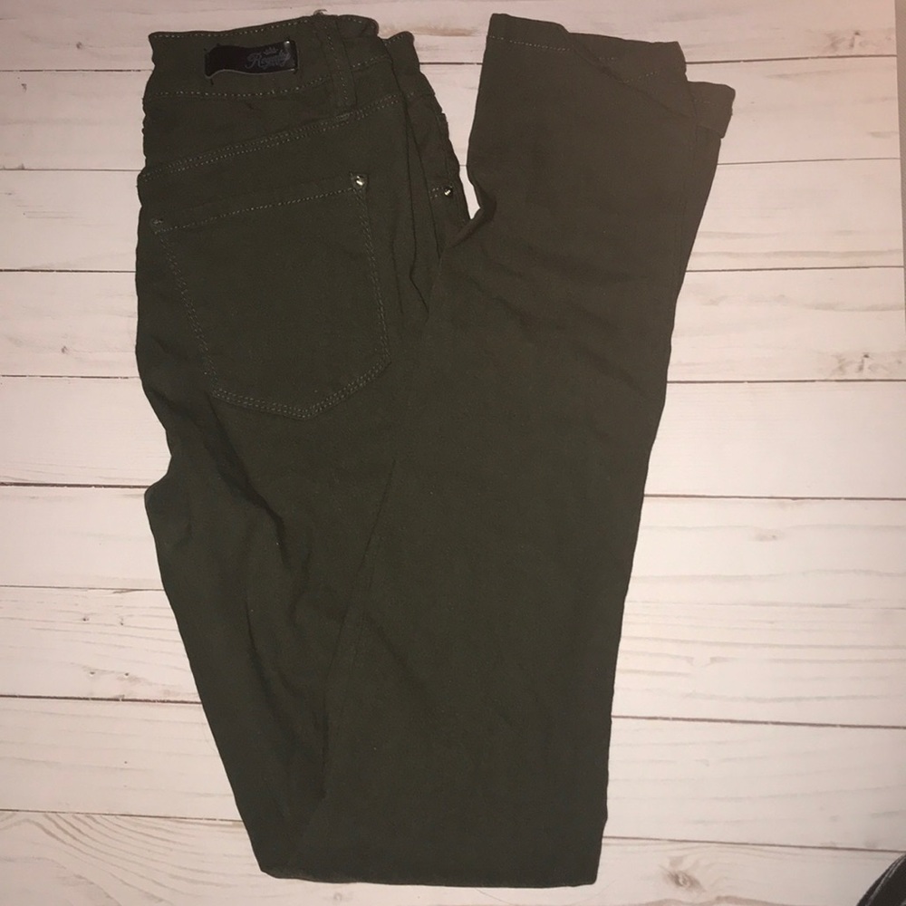 Green royalty jeans